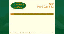 Desktop Screenshot of mossbankcottage.com